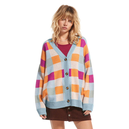 Roxy Γυναικεία ζακέτα Small Slow Check Cardigan